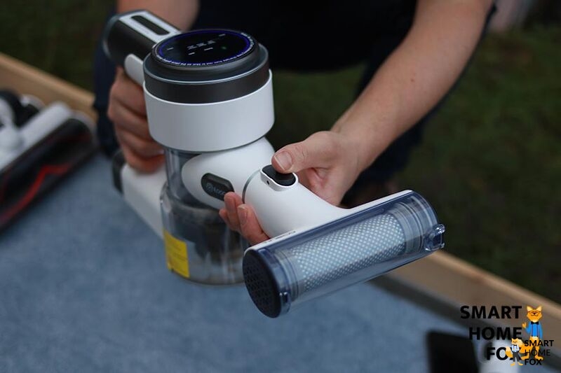 Automatic filter cleaning tool on the Tineco Pure One S12 Pro Ex